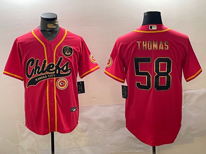 Men Kansas City Chiefs #58 Thomas Red Joint Name 2024 Nike Limited NFL Jersey style 3->kansas city chiefs->NFL Jersey